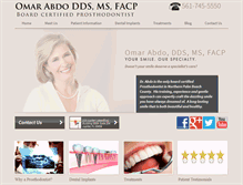 Tablet Screenshot of dental-implants-online.com